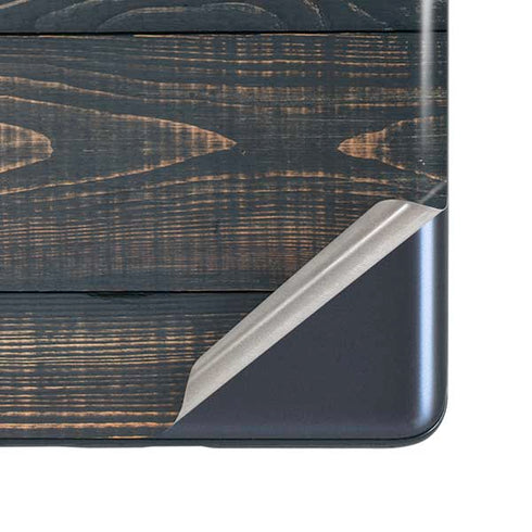 Black Painted Wood Galaxy S20 Fan Edition Skin